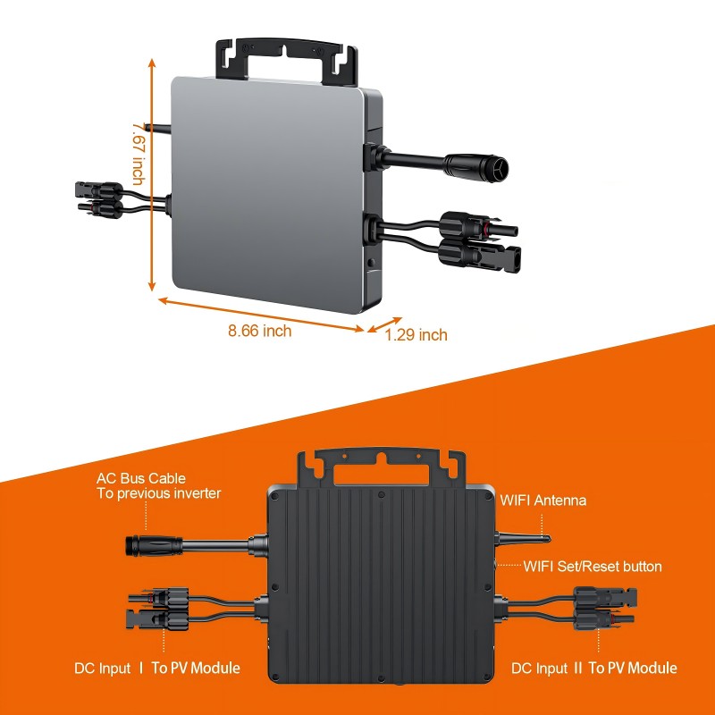800W solar micro inverter factory
